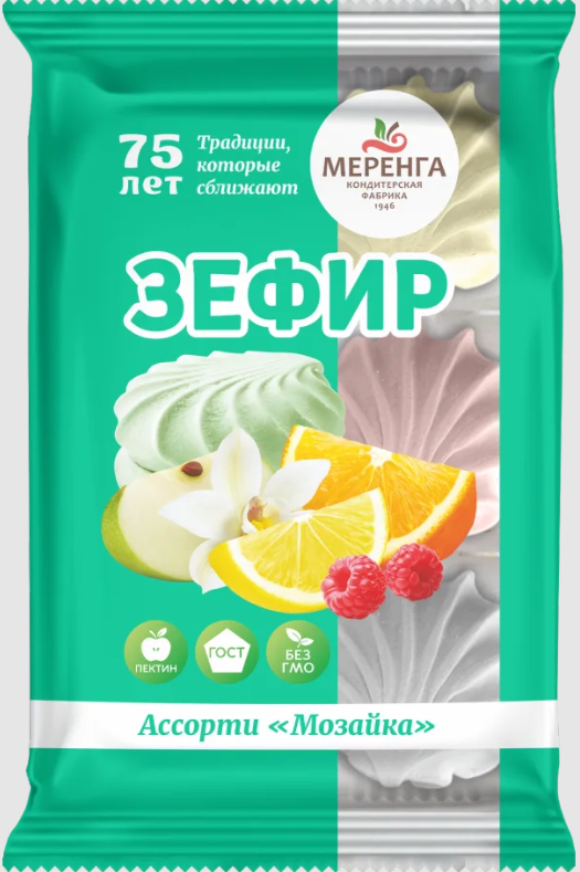 №1 Меренга Зефир Мозайка, 270г  в Крымске
