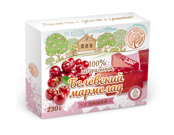 №2 Мармелад белевский "Вишня" 230г в Крымске